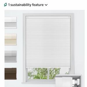 LazBlinds light blocking honeycomb shades